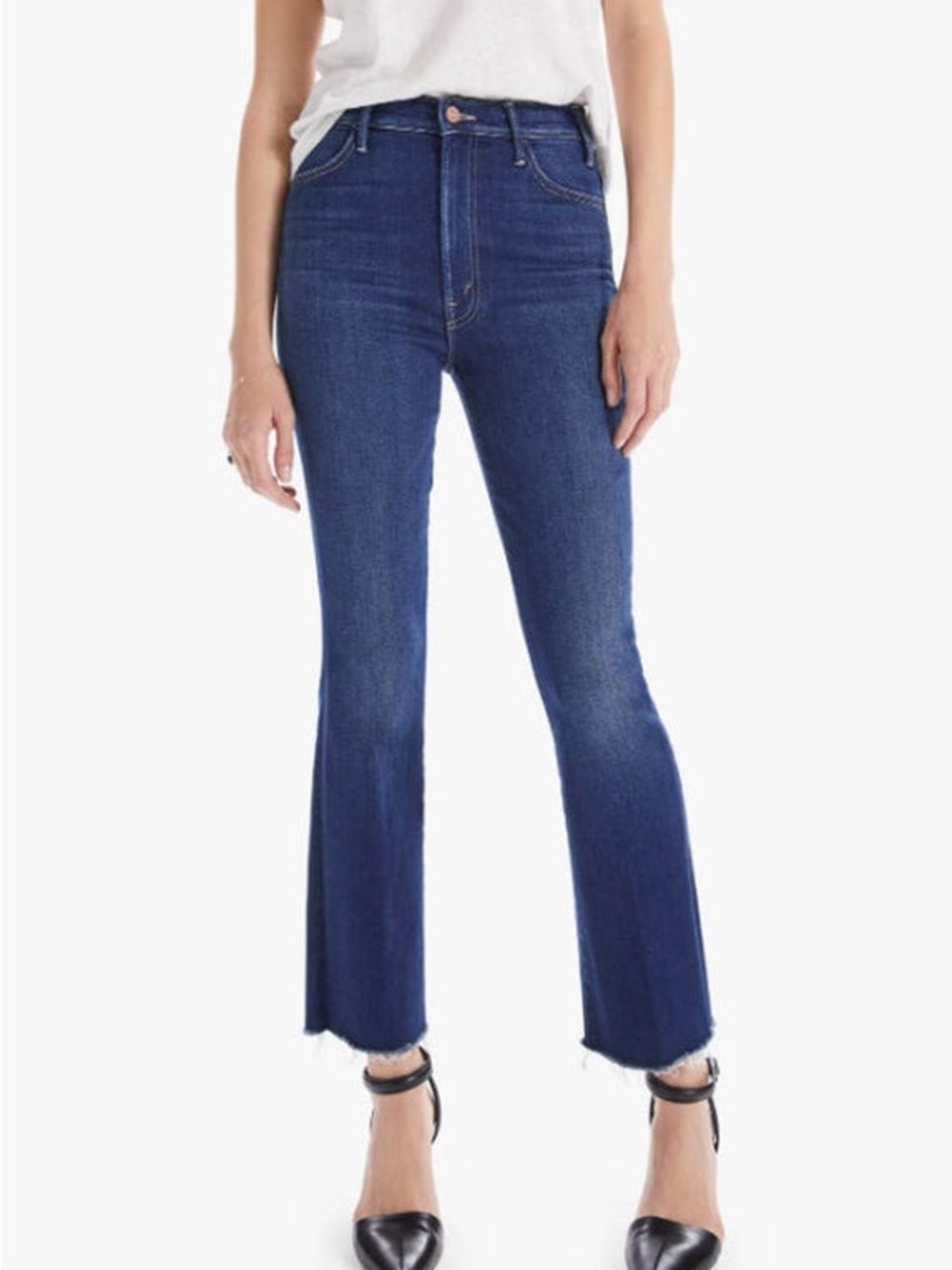 Mother The HustlerAnkle Fray Jeans